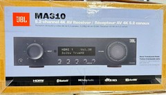 JBL MA310 5.2-channel 4K A/V Receiver Black 50W 5.2ch Bluetooth HDR 4K Ultra HD