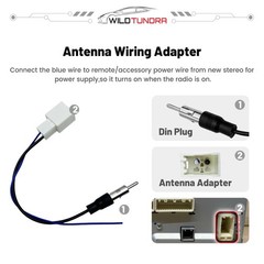 20 Pin Radio Wiring Harness for Toyota 2000-2006 4Runner Avalon Camry with JB…