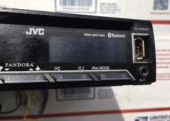 Used JVC KD-SR80BT CAR 1DIN In Dash STEREO Receiver BLUETOOTH
