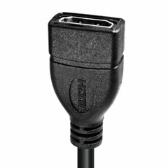 Mini HDMI Male to HDMI Female Converter Adapter Cable Cord 1080P HDTV Connector