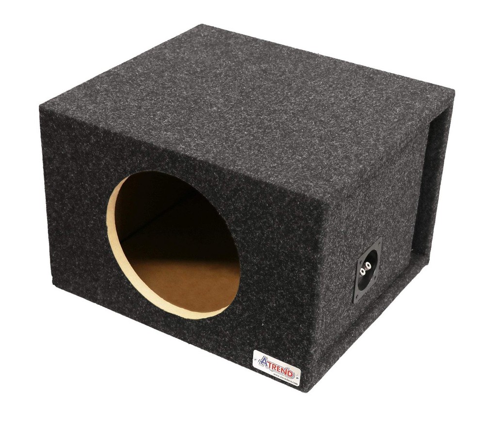 Atrend 10 in Single Slot Vented Subwoofer Enclosure – Proudly USA Built for Alpi