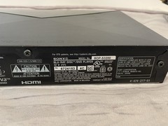 Sony BDP-S3200 Blu-Ray DVD Player HDMI W/ Power Cord & Remote Fully Tested WIFI