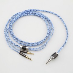 7N Silver Plated Copper headphone cable For Hifiman Arya/Sundara/Ananda