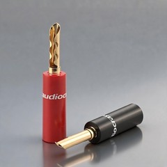 10pcs 24K Gold Plated BFA-Z 4mm Banana Plug Dual Screws Speaker Cable Connectors