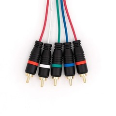 YPbPr Component Video RCA Cable 6ft – Male-to-Male High-Quality Connection