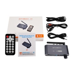 Bluetooth 5.0 Audio Receiver DAC Converter 3.5mm AUX Adapter for TV Car Stereo
