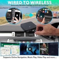 Pyle Wireless Carplay & Android System iA Box – 4GB RAM 64GB ROM (Black)