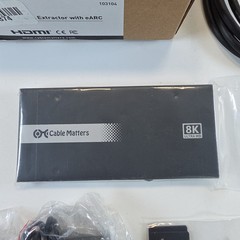 Cable Matters 48Gbps HDMI Audio Extractor With eARC Model 103104
