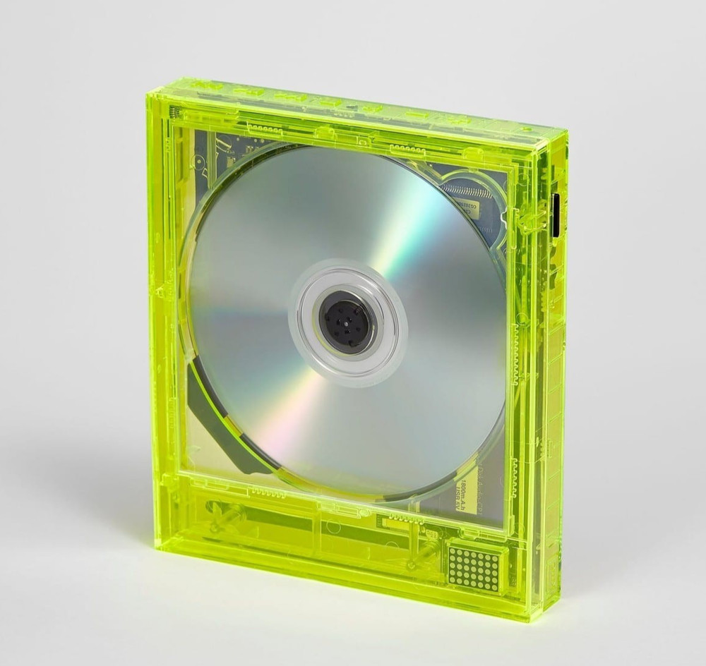 KM5 Instant Disk Audio CP1 Neon Yellow CD Player Bluetooth bpr BEAMS Japan New