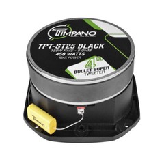 (2) 4″ SUPER TWEETER TIMPANO 900WATTS MAX TPT-ST25 BLACK BULLET 8 OHMS PRO AUDIO