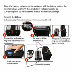 Pure Sine Wave Power Inverter 5000W Converter DC 12V/24V/48V To AC 220V OR 110V