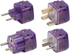 4X Travel Power Adapter Plugs for ASIA VIETNAM THAILAND CAMBODIA [2-Ports+SURGE]