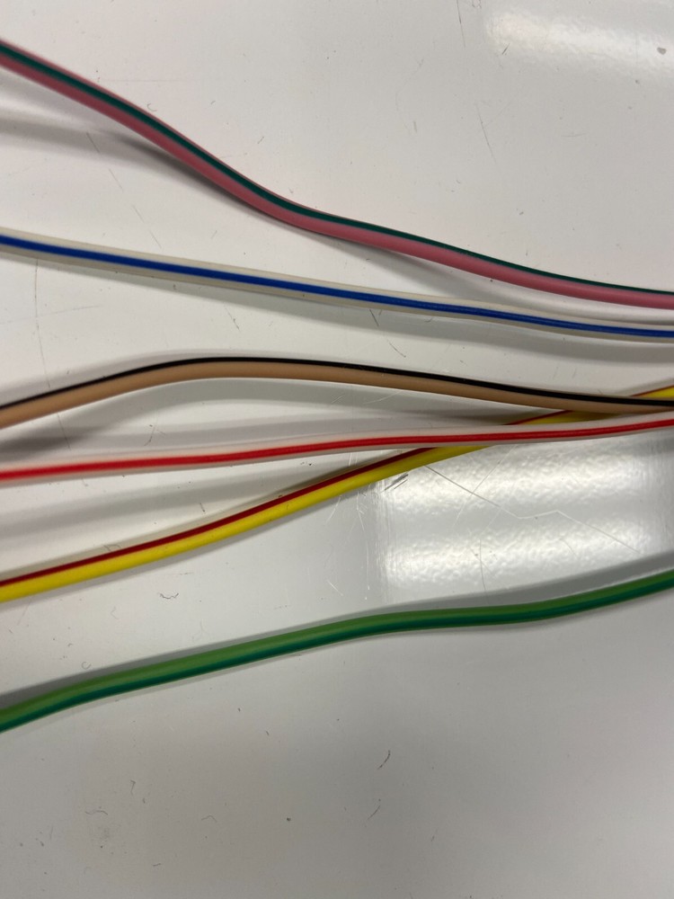 18 AWG TXL HIGH TEMP AUTOMOTIVE POWER WIRE 6 STRIPE COLORS 5 FT EA PARA