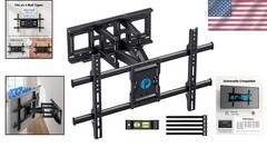 Articulating TV Wall Mount for 37-84 Inch TVs – Durable Alloy Steel Construction