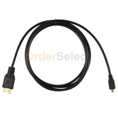 High Speed Gold Plated Micro HDMI (Type D) to HDMI (Type A) Cable-6′ Brand New!!