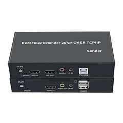 1920X1080P @60Hz HDMI KVM Fiber Extender over SC Fiber Optical Cable to 20Km B