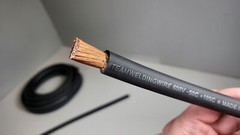 25 Feet 1/0 AWG Tru Spec TeamWeldingWire Copper Welding Battery cable Wire BLACK