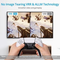 gofanco 8K 60Hz 8K @60Hz 444, 4K @144Hz/120Hz, 2K @240Hz, 1080p HDCP 2.3/2.2/1