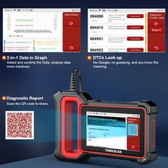 Thankscan Plus S6 OBD2 Scanner ABS SRS Engine Code Reader Diagnostic Scan Tool