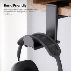 Rotating Headphone Stand Gaming Headset Holder Adjustable Under Desk Hanger Lot