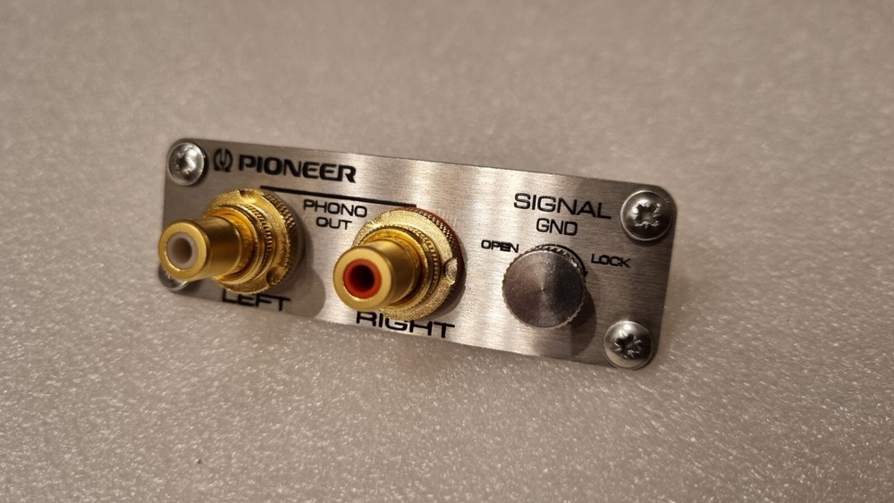 PIONEER RCA signal connector for turntable 10 YEARS WARRANTY- high quality