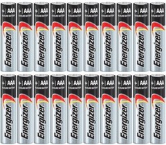 20 Energizer Max AAA E92 Battery Pack Exp. 2032