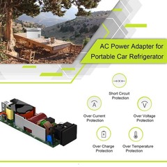 AC Adapte for 12V Cooler Refrigerator,Cord Power Cable for 12V Car Refrigerator