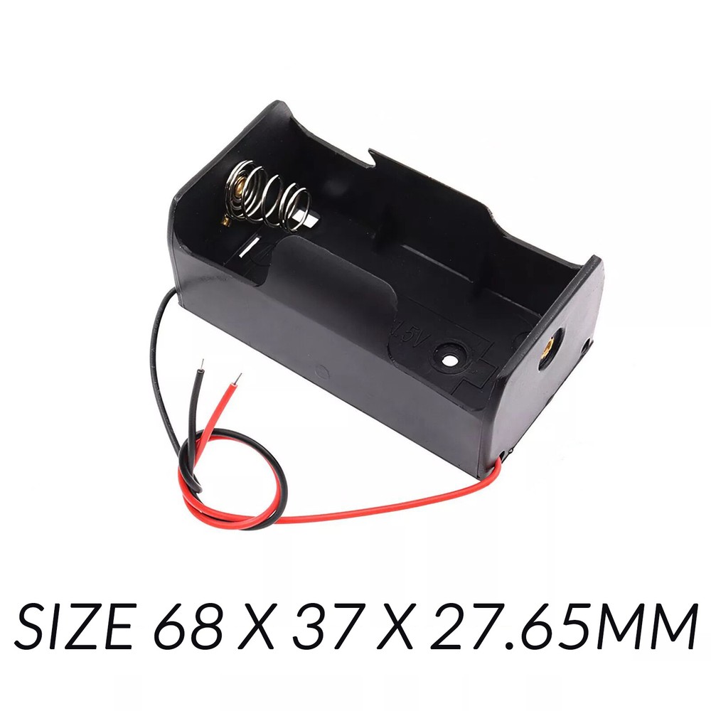 1x/2x/3x/4x/8x D Battery Holder Case Storage Box with Wire Lead For PC1300 R20