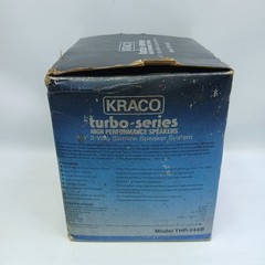2 NOS Kraco Turbo-Series 4-1/2″ 2-Way Slimline Speakers 40 Watt Model THP-544B
