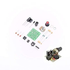 Mini Audio Amplifier DIY Kit LM386 Module Super Compact 3-12V Unsoldered Board
