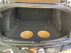 ZEnclosures 2-10″ Subwoofer Sub Box for the TESLA MODEL 3 with LOGO