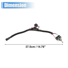 1 Set 37.5Cm 14.76″ Universal Automotive Switched Fuse Bypass Kit Fuse