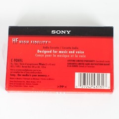 Sony HF 90 and Maxell UR 90 Cassette Tapes Blank Sealed
