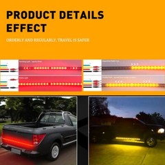 60″ 528LED Truck Strip Tailgate Light Bar Reverse Brake Tail Flowing Turn Signal