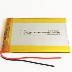 3.7V 3000mAh Lipo Li Polymer Rechargeable Battery 505080 For Tablet PC DVD GPS