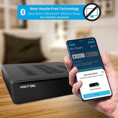 Night Owl 10-Channel 4K Wi-Fi NVR with 1TB Hard Drive and 4 IP Cameras Wi-Fi 108