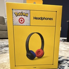 Pokemon x Target Bluetooth Headphones Black Red Blue Headband