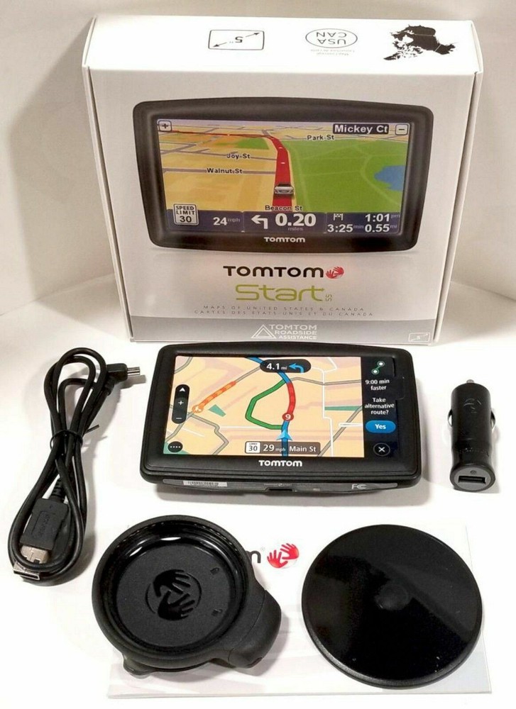 TomTom START 55 S GPS 5″ LCD Portable Navigation Set USA/Canada/Mexico Maps