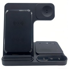 3in1 Wireless Charging Station, Portable Fast Wireless Charger for iPhone Watch