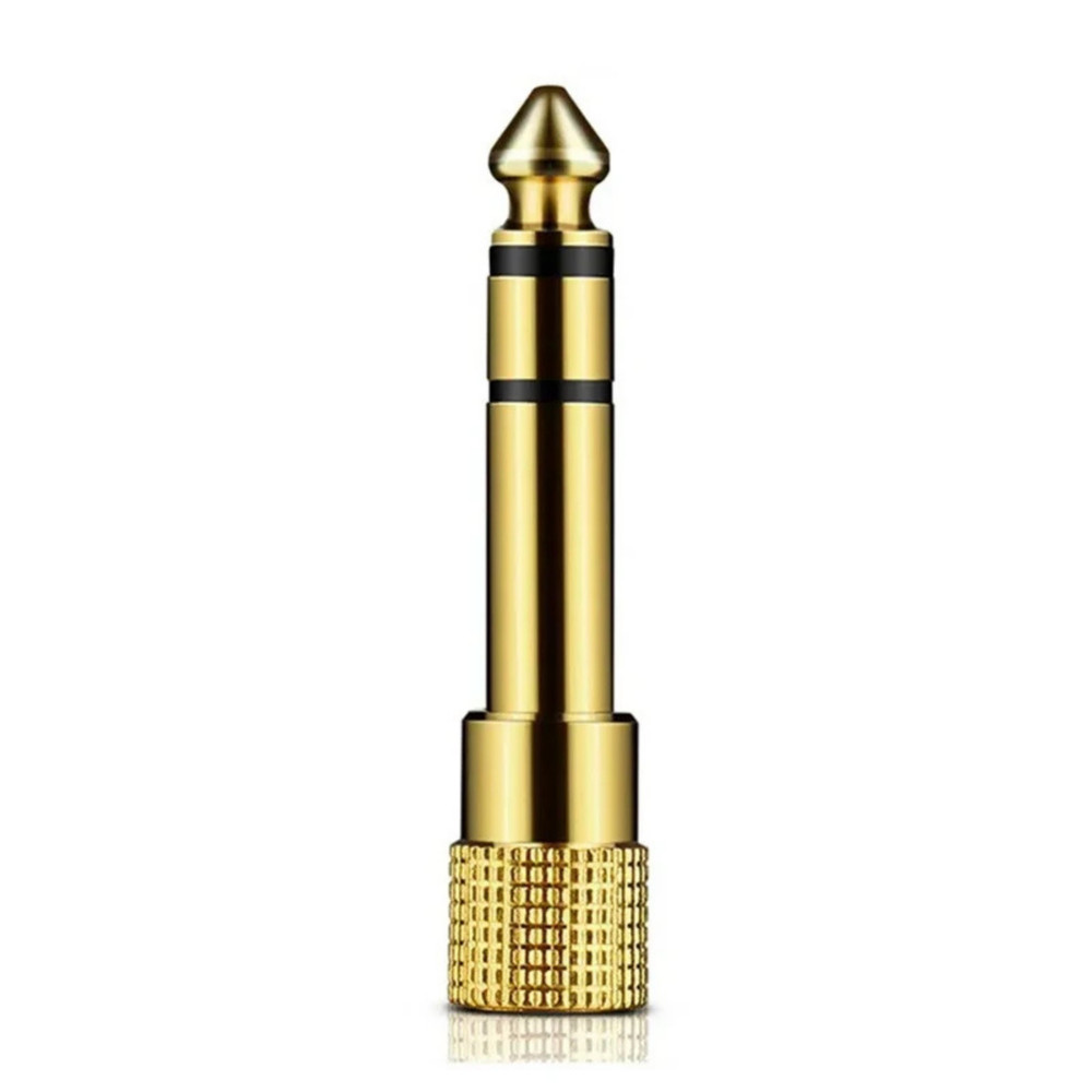 6.3mm 1/4″ Male plug to 3.5mm 1/8″ Female Jack Stereo Headphone Audio Adapter