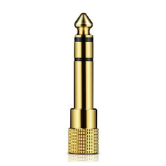 6.3mm 1/4″ Male plug to 3.5mm 1/8″ Female Jack Stereo Headphone Audio Adapter