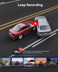 REDTIGER Dash Cam 4K Front and Rear Dash Camera for Cars Free 32GB SD Card