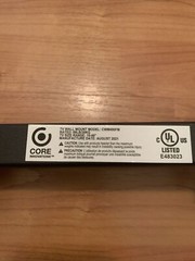 1pc Core Innovations TV Mount Bar ONLY Black Metal