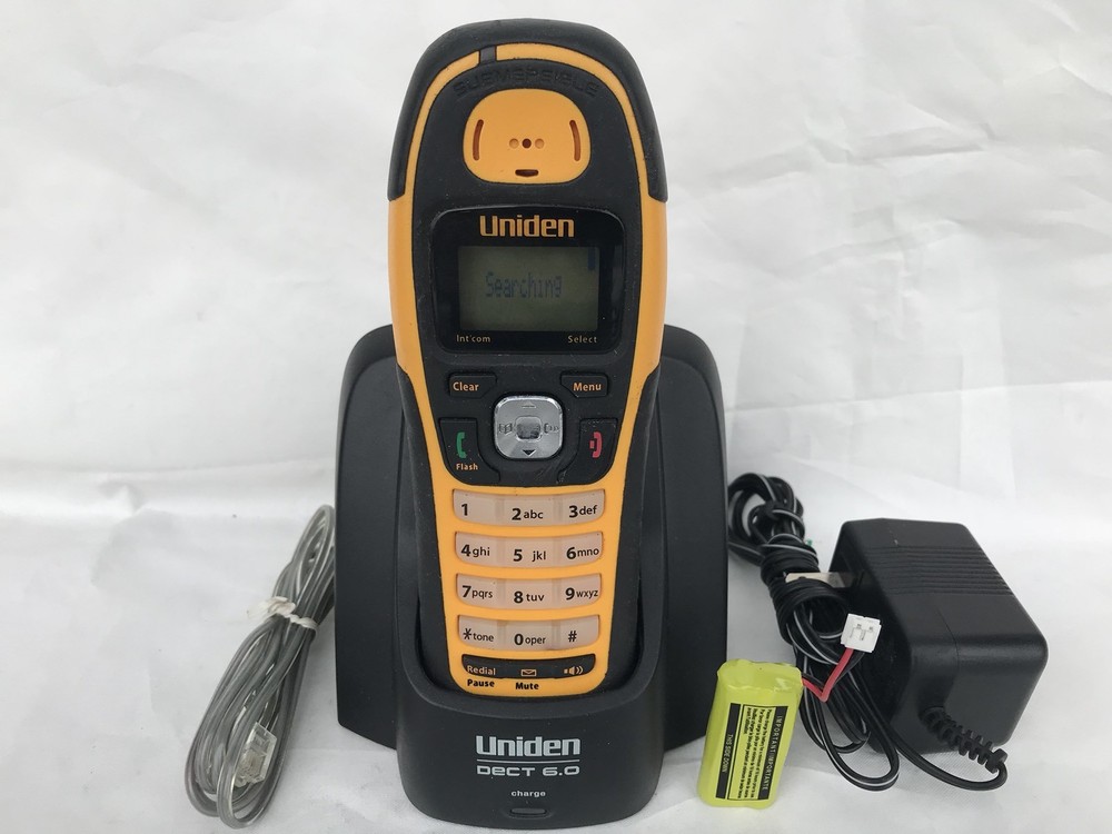 UNIDEN DECT WXI2077 6.0 WATERPROOF SUBMERSIBLE CORDLESS PHONE WITH 1 DWX207