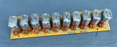 IN-12B,IN15A,IN15B Soviet Russian Nixie Indicator Tubes Lot of 10 pcs w/Socket