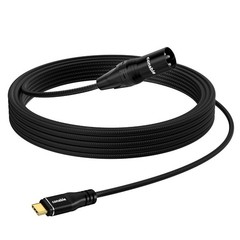 USB C to XLR 10 FT Stereo Audio Cable Male Output XLR to USB C Adapter