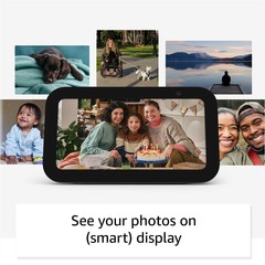 Amazon Echo Show 5 , Smart display with 2x the bass and clearer sound, Charcoal