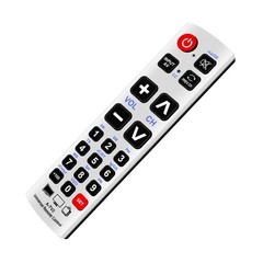 Universal Big Button Remote Control A-TV2 URC-1234ALB for Almost All Brand TVs