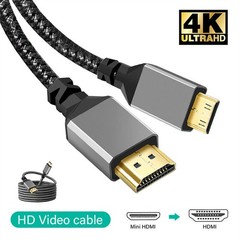 Mini HDMI To HDMI Cable High Speed Cord 4K/60Hz 1080p For HDTV Camera Projector