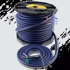 50 FT 18 AWG Gauge 9 Conductor OFC COPPER Speed wire Speaker Trailer Stranded US